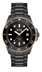 Black "Ace" Watch by Hugo Boss