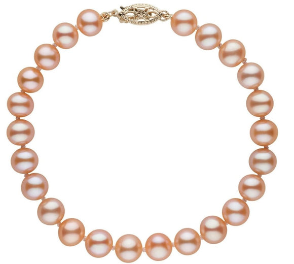 Pink Freshwater Cultured Pearl Bracelet
