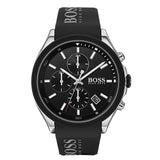 Hugo Boss Velocity Chronograph Black Silicone Watch