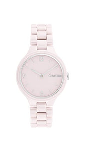 Calvin Klein Pink Ceramic Ladie's Watch