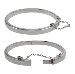 Sterling Silver Bangle Available at The Vault Fine Jewellery 