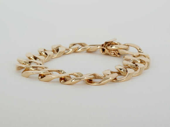 Yellow Gold Bracelet  Available at The Vault Fine Jewellery 