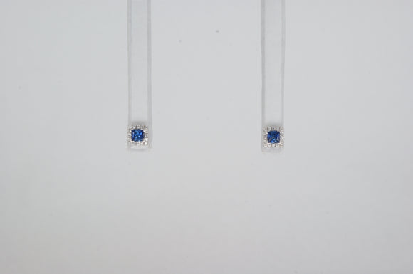 18k White Gold Blue Sapphire Availabel at The Vault Fine Jewellery 