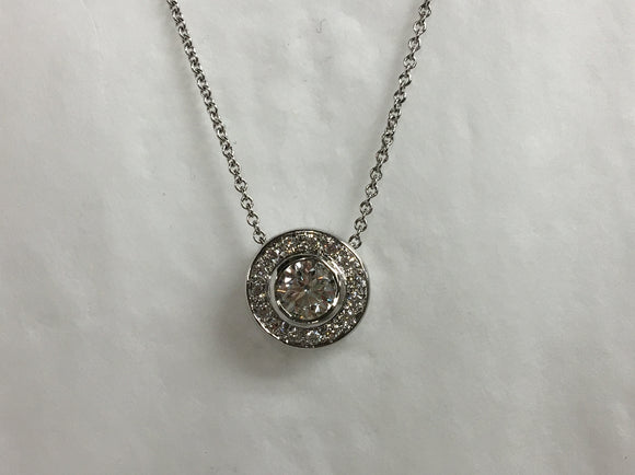 14k White Gold Pendant Availabel at The Vault Fine Jewellery 