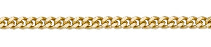 14K Gold Curb Chain 22