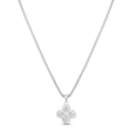 Heritage Clover Necklace in White by Miss Mimi