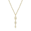 Heritage Lariat Necklace in Yellow by Miss Mimi