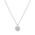Round  Dew Drop Necklace in White by Miss Mimi