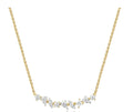 14K Yellow Gold Multi-Shape Cluster Lab Diamond Necklace by Miss Mimi