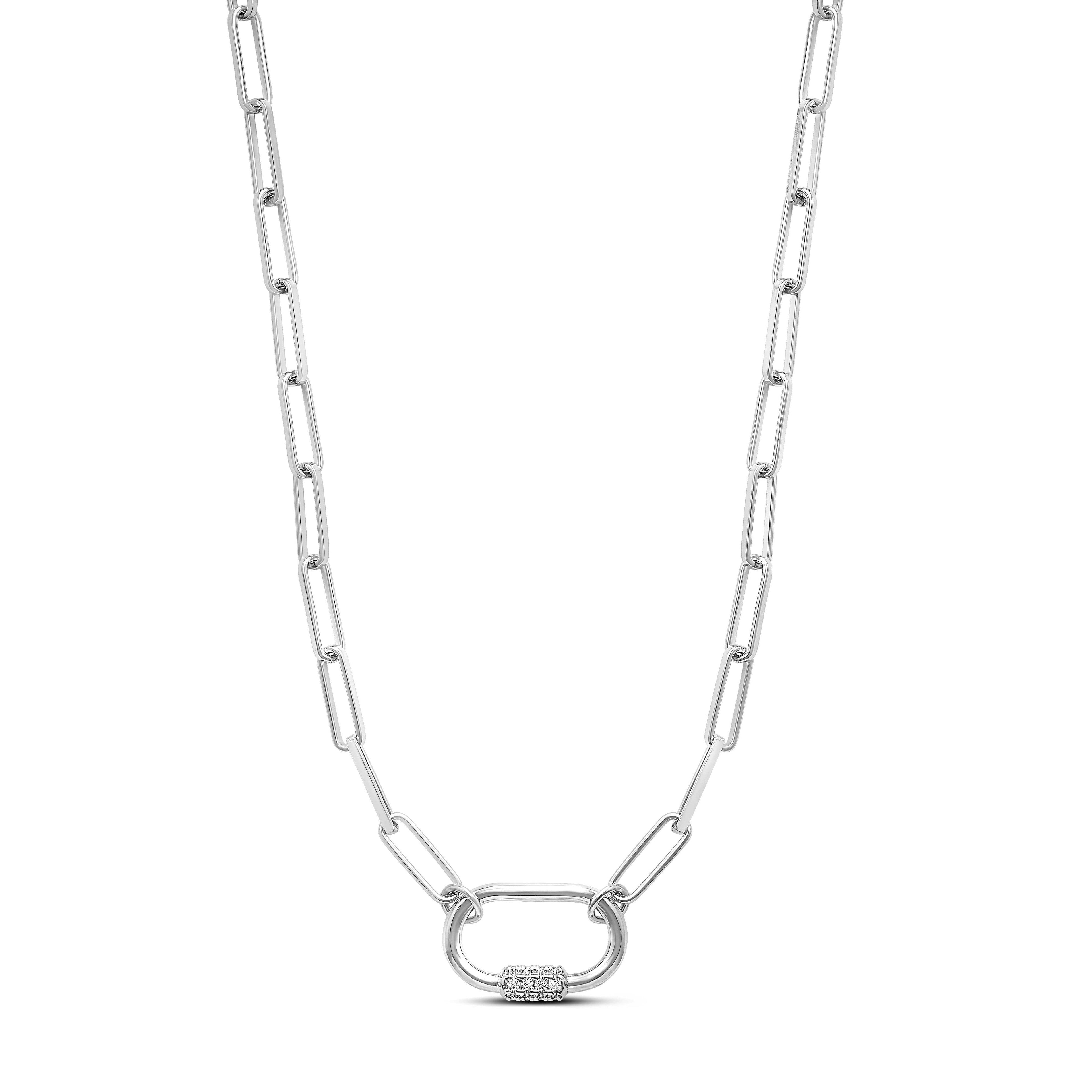 Bolt paper clip link necklace - Miss Mimi
