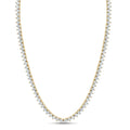 3 Prongs 2.5mm Tennis Necklace in Yellow by Miss Mimi