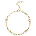 Small Heritage Station Bracelet in Yellow by Miss Mimi