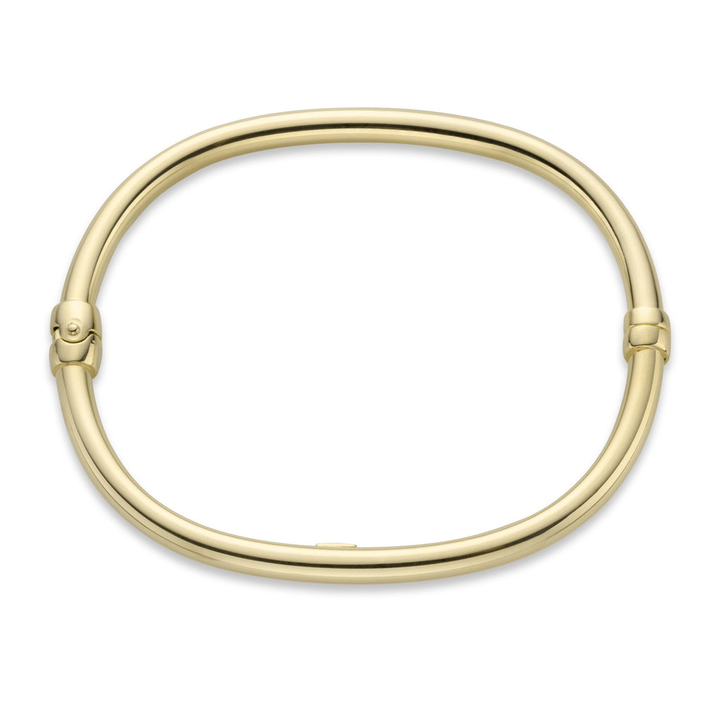 The Sleek And Simple Bangle in Yellow by Miss Mimi
