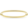 The Sleek And Simple Bangle in Yellow by Miss Mimi