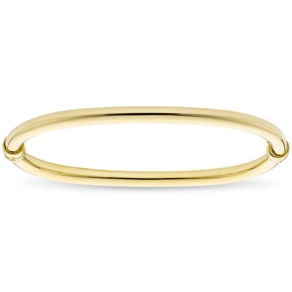 The Sleek And Simple Bangle in Yellow by Miss Mimi