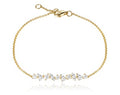 14K Yellow Gold Lab Diamond Cluster Bracelet by Miss Mimi | 0.80ctw