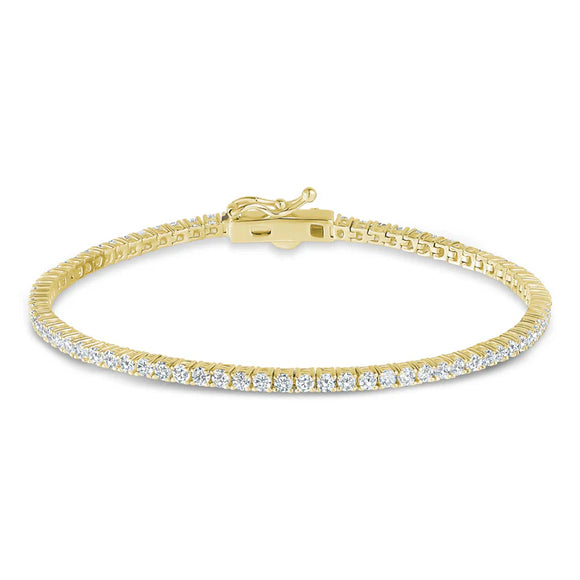 2mm Tennis Bracelet in Yellow by Miss Mimi | 6.5