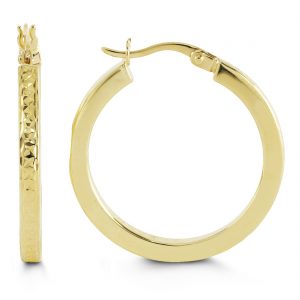 10K Yellow Gold Hoop Earrings