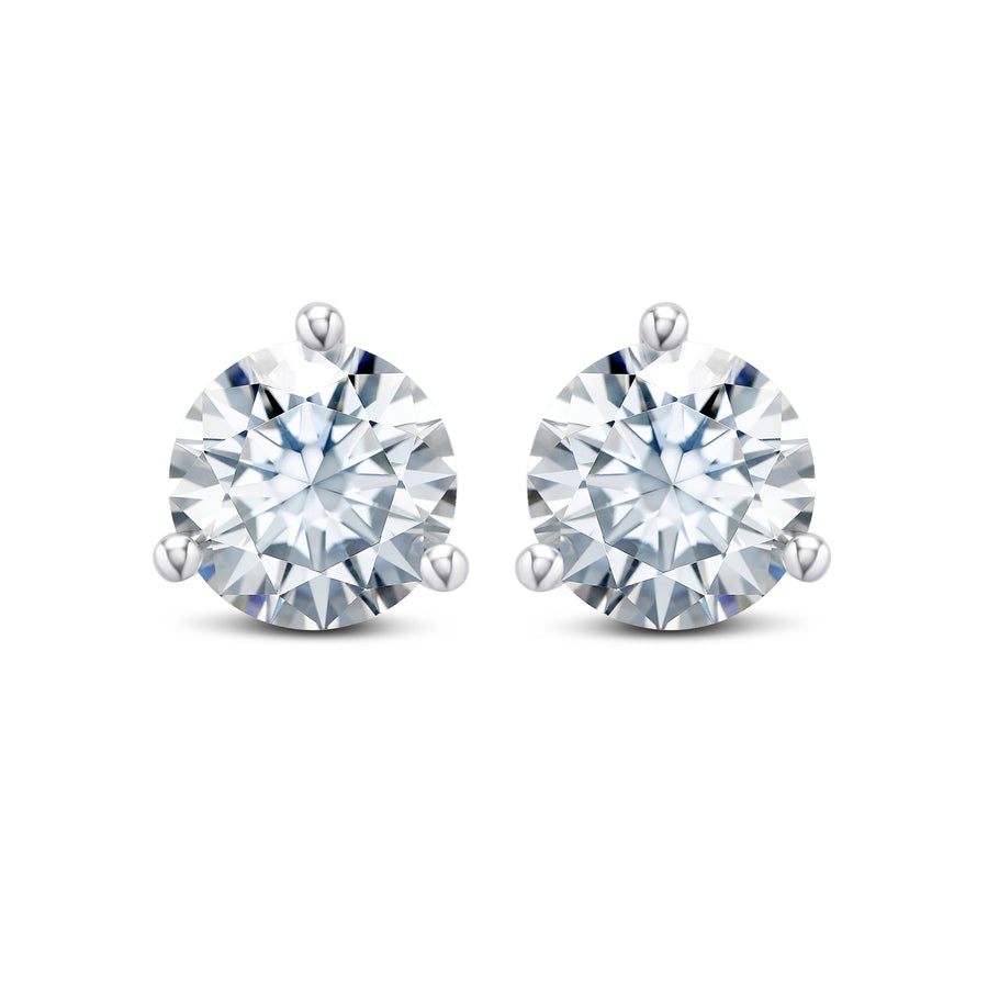 1.5CT Martini Studs in White by Miss Mimi