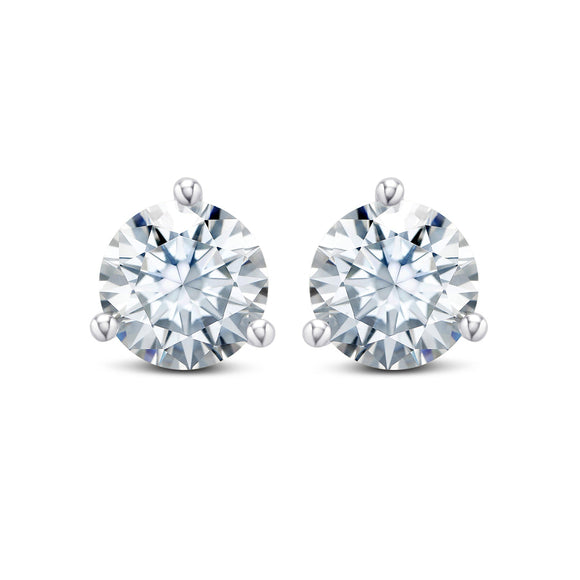 1.5CT Martini Studs in White by Miss Mimi