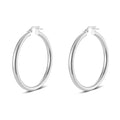 Medium Round tube hoop earrings - Miss Mimi