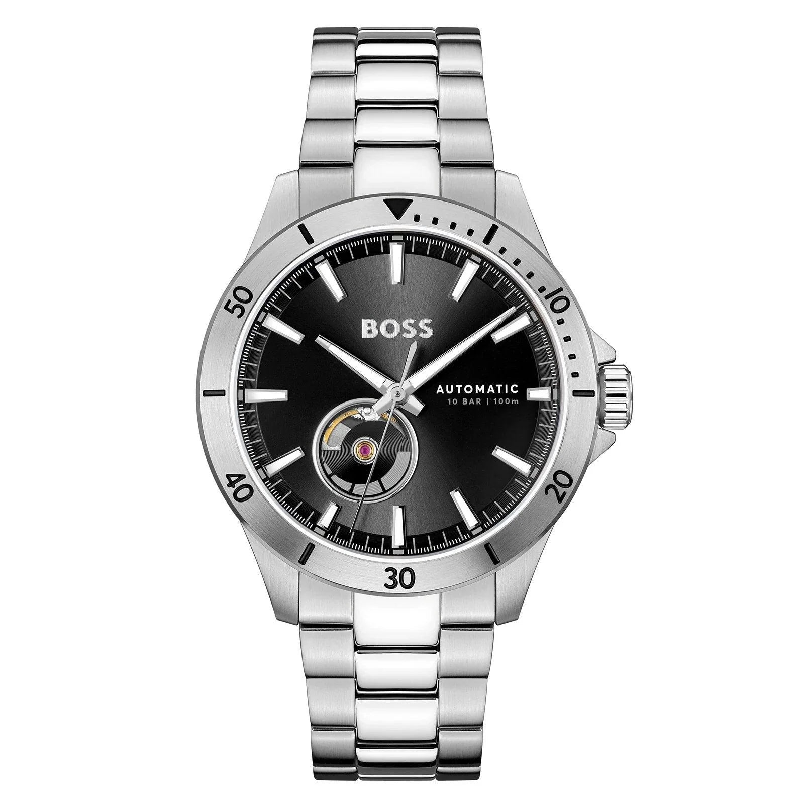 Hugo Boss "Troper" Automatic Black Dial Watch