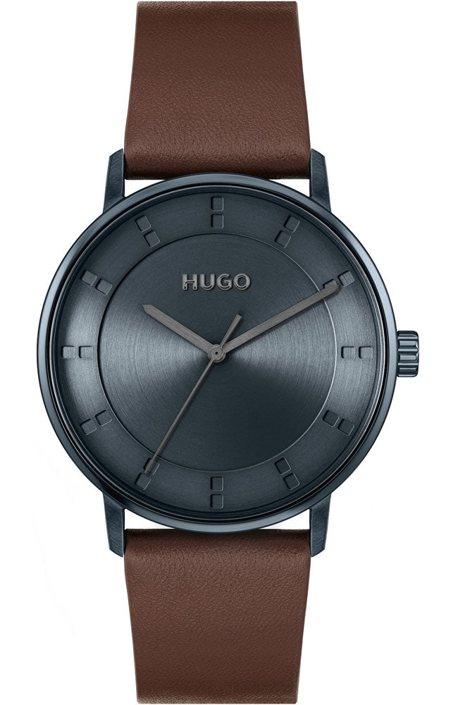 Hugo Boss "Ensure" Brown Leather Strap