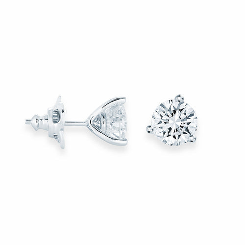 1.5CT Martini Studs in White by Miss Mimi