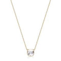 Gold Plated "Marble" Collection Quartz Necklace by ELLE