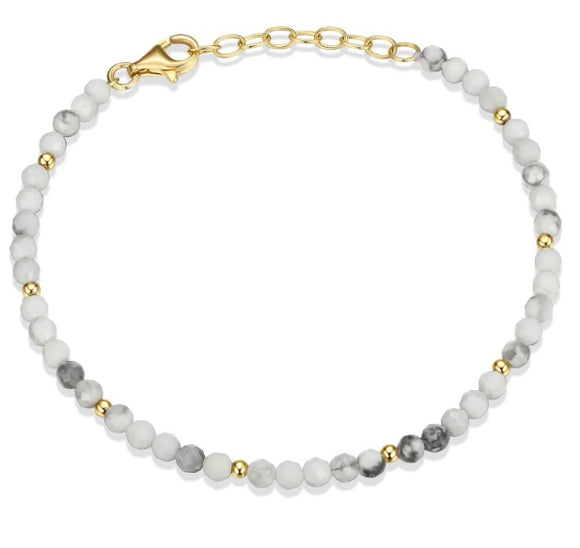 3mm Howlite Bracelet by Reign