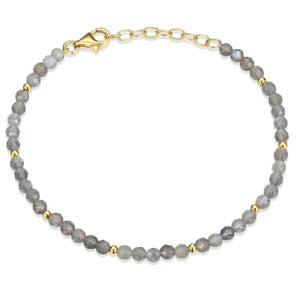 3mm Labradorite Bracelet by Reign