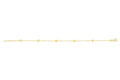 10K Yellow Gold Multi Heart Bracelet