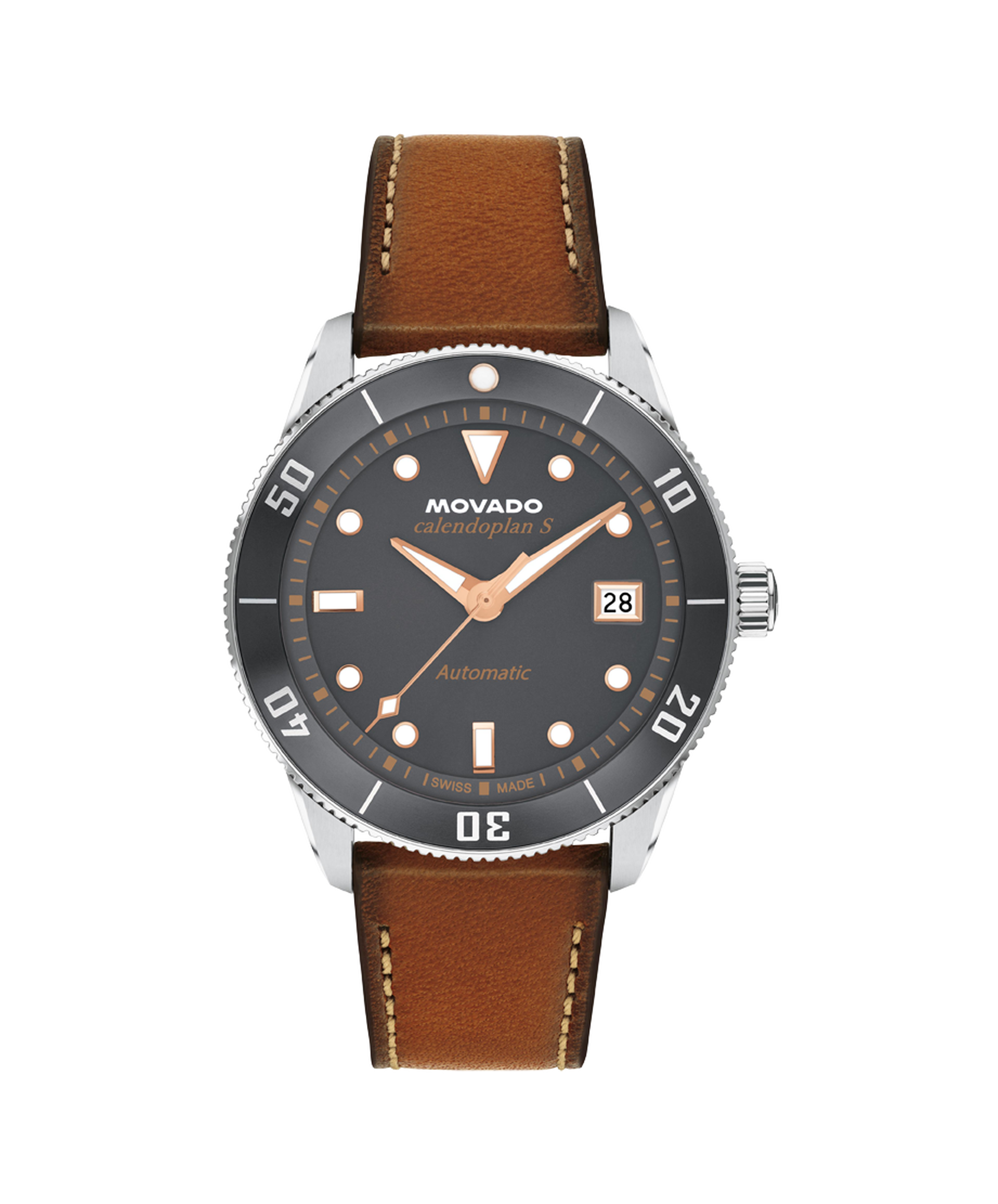 Heritage Series Calendoplan S Automatic by Movado