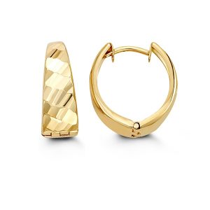 10K Yellow Gold Hoop Earrings