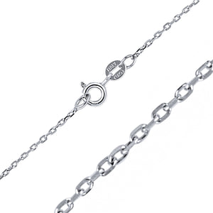 Sterling Silver Anchor link Chain | 16"