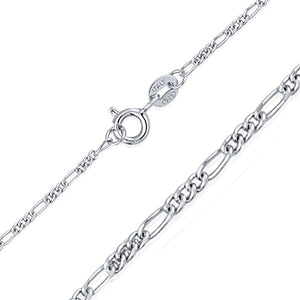 Sterling Silver Figaro Chain | 18"