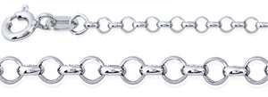 16" Sterling Silver Rolo Chain
