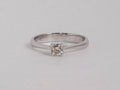 14K Genuine Diamond Solitaire Engagement Ring
