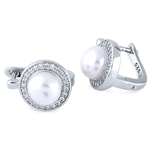 Sterling Silver Freshwater Pearl Earrings