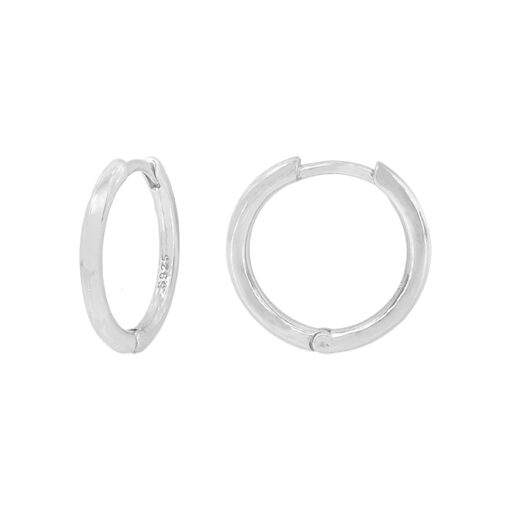 Sterling Silver Huggie Hoop Earrings