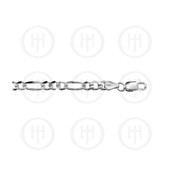 Sterling Silver Figaro Bracelet| 8