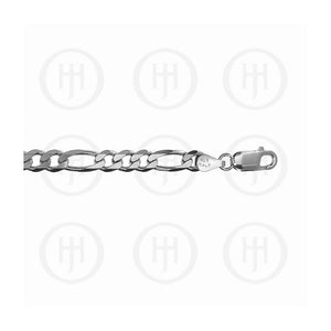 Sterling Silver Figaro Bracelet | 8"