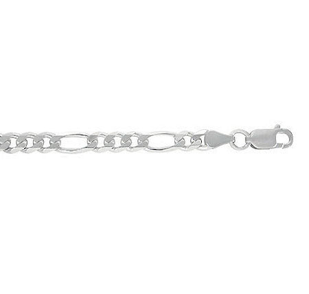 Sterling Silver Figaro link Chain | 24