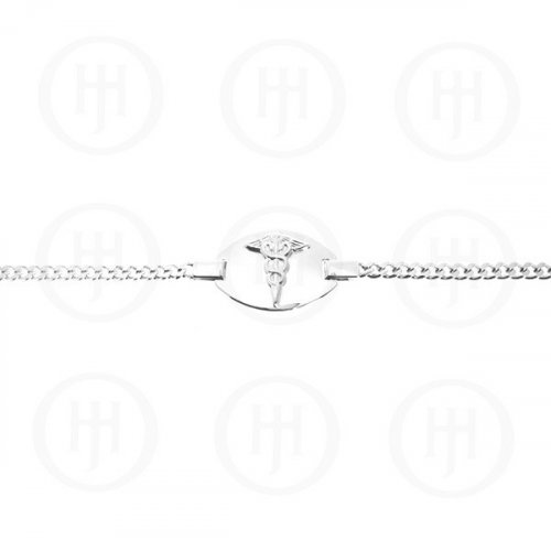 Sterling Silver Medical Alert  Bracelet