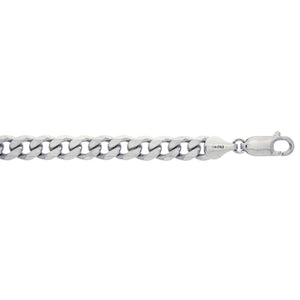 Sterling Silver Curb Bracelet | 8"