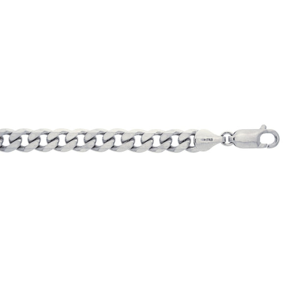 Sterling Silver Curb Bracelet | 8