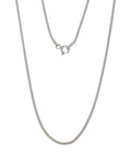 Sterling Silver Rhodium Plated Curb Chain | 18"