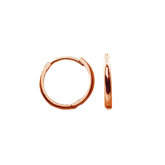 10K Rose Gold Huggies