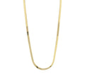 10K Yellow Gold Herringbone Chain Necklace