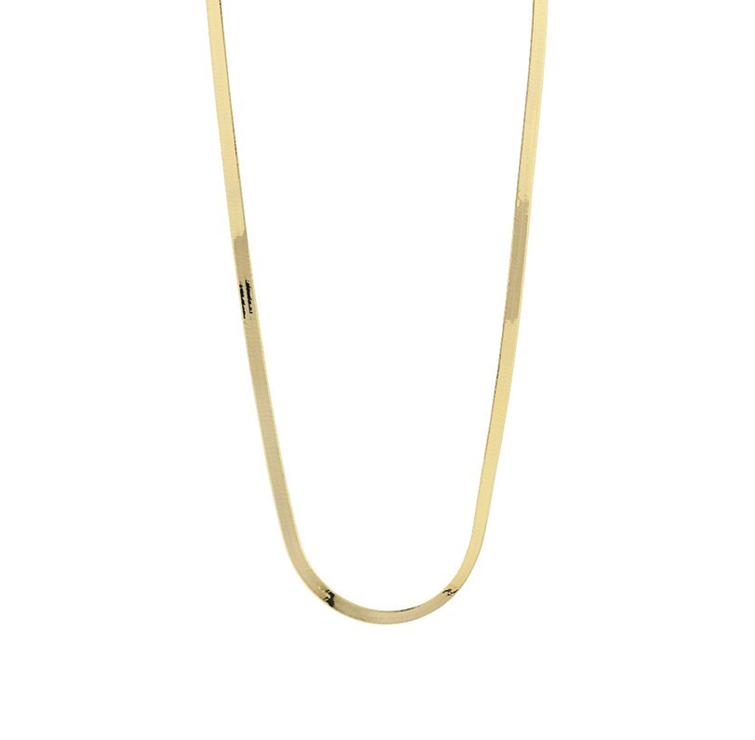 10K Yellow Gold Herringbone Chain | 16"